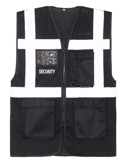 Mesh Multifunctional Vest Security besticken & bedrucken | Pulsar Workwear