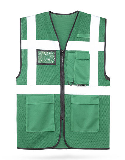 Mesh Multifunctional Vest Larisa - Forest Green