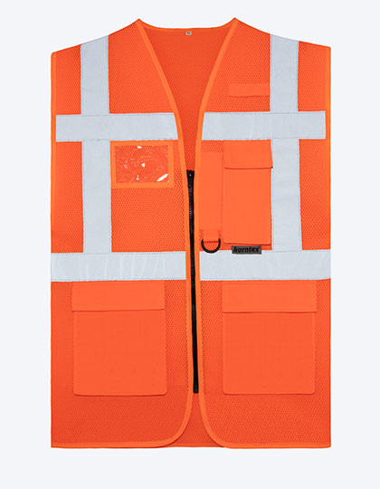 Mesh Multifunctional Vest Larisa - Signal Orange