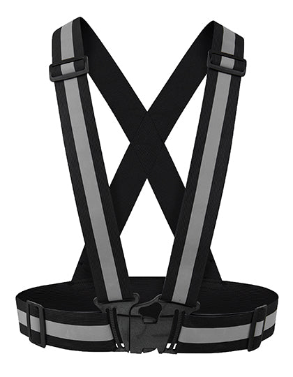 Elastic Hi-Vis Body Belt Prague - Black