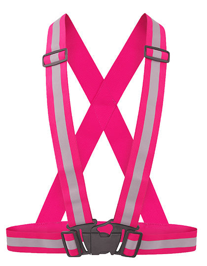 Elastic Hi-Vis Body Belt Prague - Pink