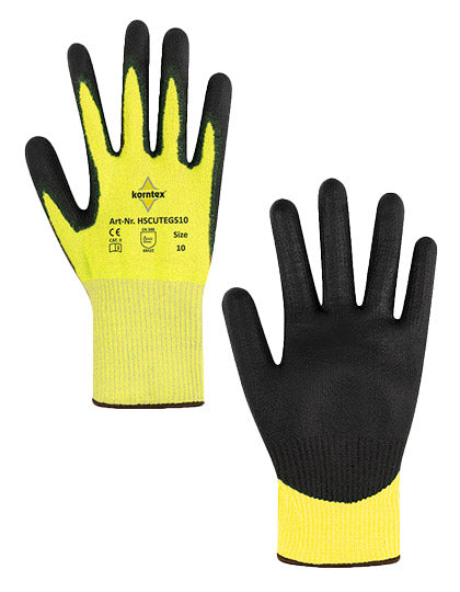 Cut-Resistant Gloves Adana - Yellow Black