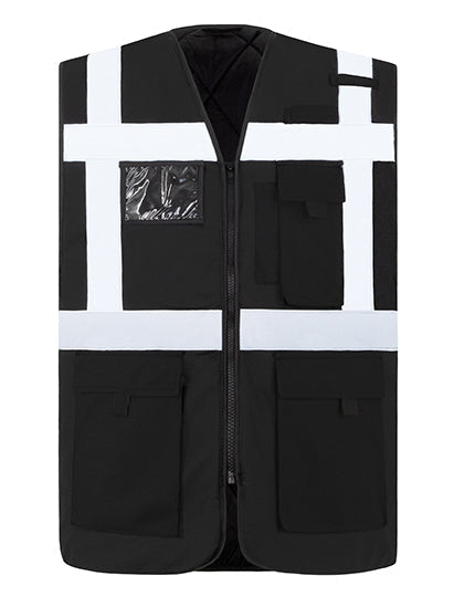 Padded Comfort Executive Safety Vest Wismar CO² Neutral - Black