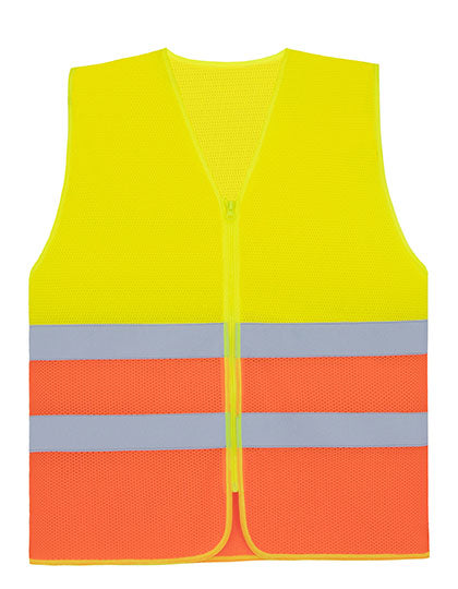 Comfort Mesh Safety Vest Rhodes CO² Neutral - Signal Yellow / Signal Orange