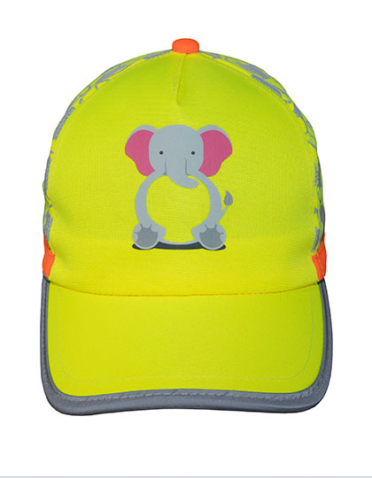 Cap for Kids Funtastic Wildlife - Elephant-Yellow