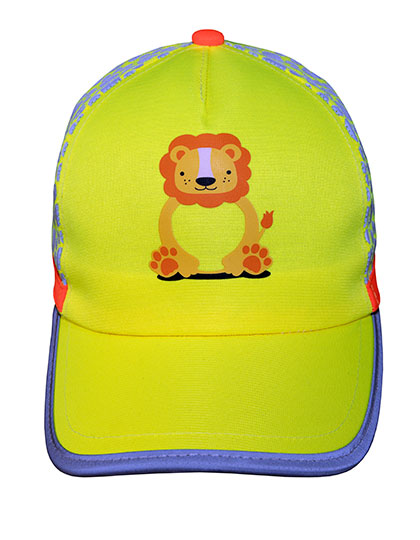 Cap for Kids Funtastic Wildlife - Lion-Yellow