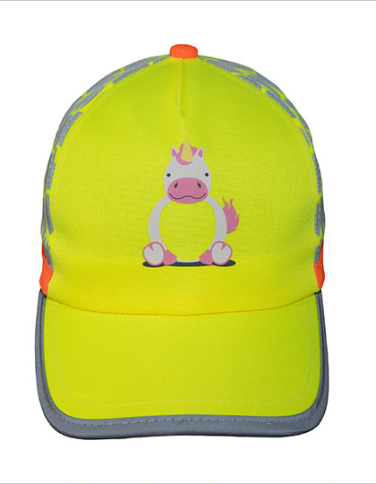 Cap for Kids Funtastic Wildlife - Unicorn-Yellow