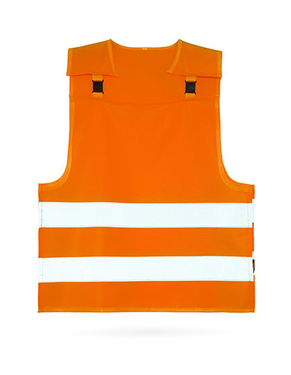 Children´s Safety Poncho with anti-strangulation system “Koge” - Signal Orange
