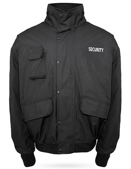 “SECURITY" Pilot Jacket “Pasadena” - Black