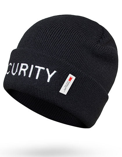 “SECURITY” 3M Thinsulate Performance Beanie “Dalvik” - Black