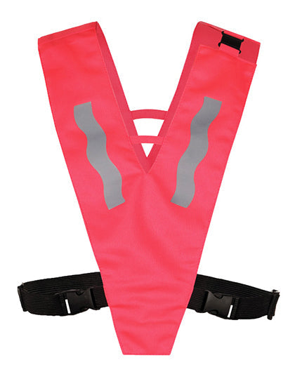 Kids´ Hi-Vis Safety Collar Haiti With Safety Clasp - Neon-Pink