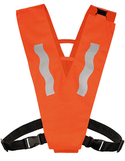 Kids´ Hi-Vis Safety Collar Haiti With Safety Clasp - Signal-Orange