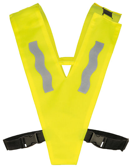 Kids´ Hi-Vis Safety Collar Haiti With Safety Clasp - Signal-Yellow