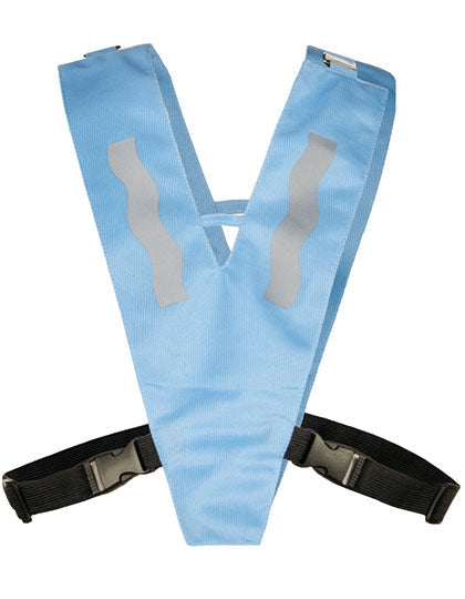 Kids´ Hi-Vis Safety Collar Haiti With Safety Clasp - Sky-Blue