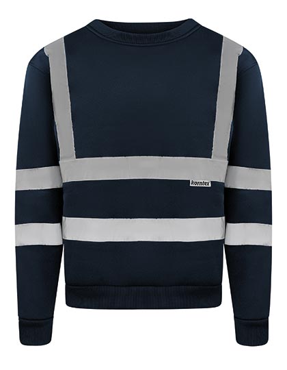 Hi-Vis Workwear Sweatshirt Limerick - Navy