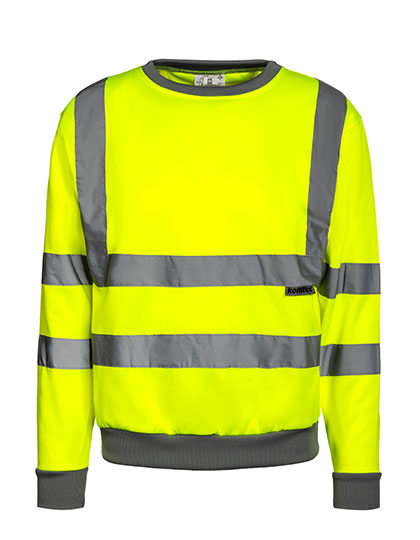 Hi-Vis Workwear Sweatshirt Limerick - Signal-Yellow