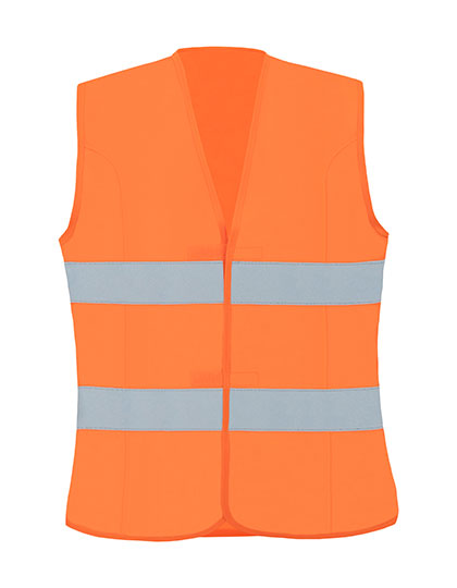 Ladies Fit Hi-Vis Safety Vest Frankfurt - Signal Orange