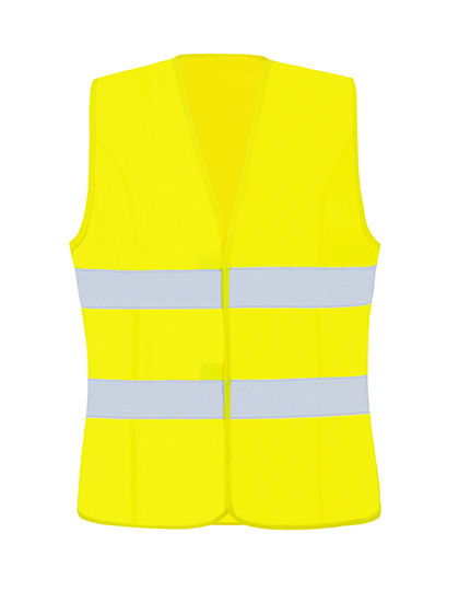 Ladies Fit Hi-Vis Safety Vest Frankfurt - Signal Yellow
