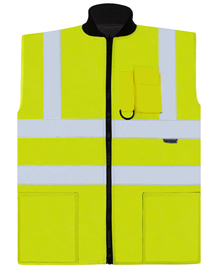 Hi-Vis Reversible Safety Bodywarmer Ural 2-in-1 - Signal Yellow