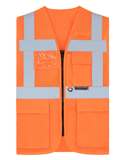 Multifunctional Hi-Vis Mesh-Vest Athens - Signal Orange