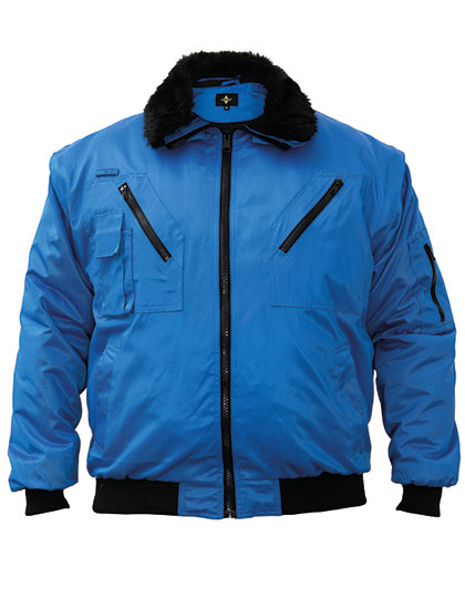 Robust 4-in-1 Workwear Pilot Jacket Oslo - Blue