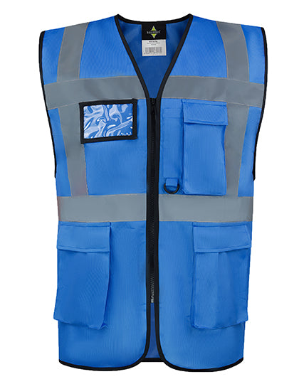 CO² Neutral Multifunctional Executive Safety Vest Hamburg besticken & bedrucken | Pulsar Workwear