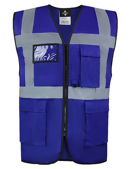 CO² Neutral Multifunctional Executive Safety Vest Hamburg besticken & bedrucken | Pulsar Workwear