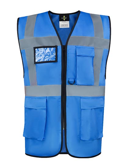 CO² Neutral Multifunctional Executive Safety Vest Hamburg besticken & bedrucken | Pulsar Workwear