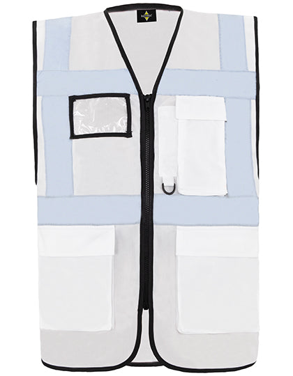 CO² Neutral Multifunctional Executive Safety Vest Hamburg besticken & bedrucken | Pulsar Workwear