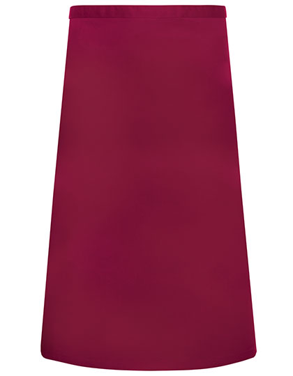 Bistroschürze Basic - Bordeaux-(ca.-Pantone-209C)