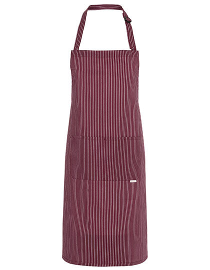 Latzschürze Carlo - Bordeaux (ca. Pantone 209C)