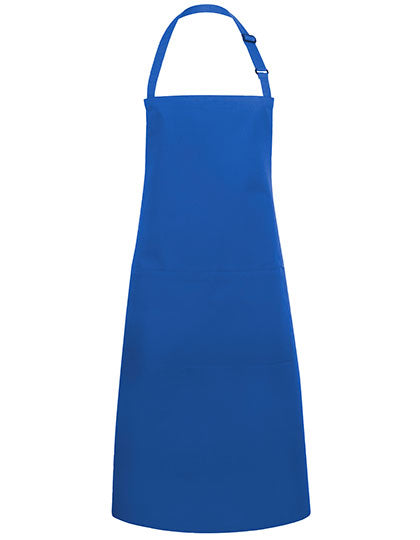Latzschürze Basic mit Tasche und Schnalle - Blue (ca. Pantone 7686C)