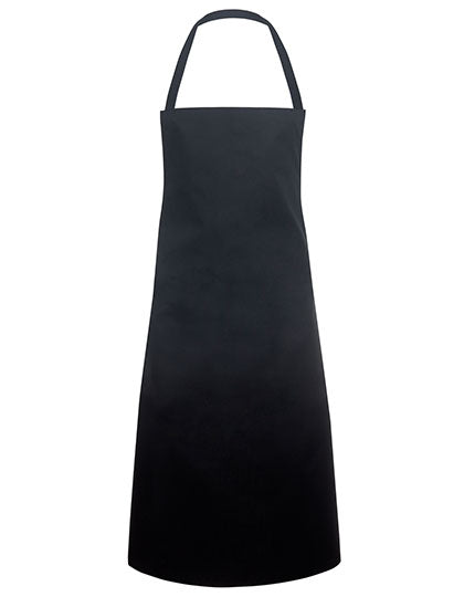 Basic Latzschürze - Black (ca. Pantone 419C)