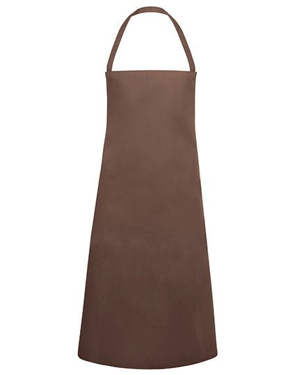 Basic Latzschürze - Light Brown (ca. Pantone 438C)