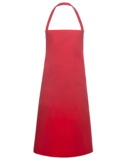 Basic Latzschürze - Red (ca. Pantone 186C)
