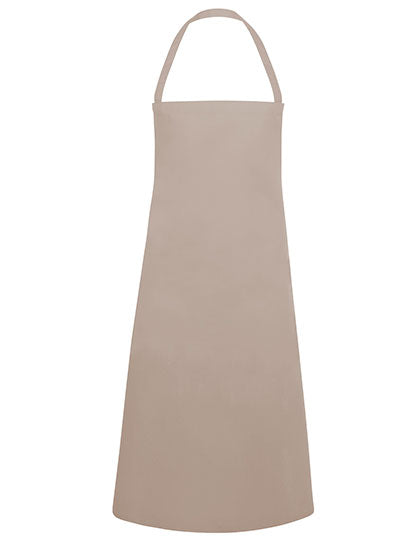 Basic Latzschürze - Sand (ca. Pantone 7529C)