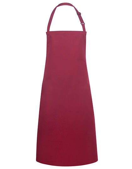 Latzschürze Basic mit Schnalle - Bordeaux-(ca.-Pantone-209C)