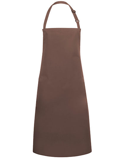Latzschürze Basic mit Schnalle - Light-Brown-(ca.-Pantone-438C)