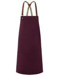 Latzschürze Green-Generation - Aubergine (ca. Pantone 5185C)