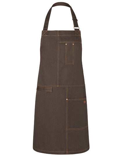 Latzschürze Urban Casual-Style - Chocolate