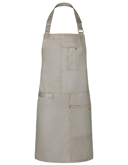Latzschürze Urban Casual-Style - Stone Grey