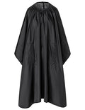 Wasserdichter Färbeumhang mit Handdurchgriffen - Black (ca. Pantone 419C)