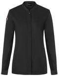 Damenkochjacke Green-Generation - Black-(ca.-Pantone-419C)