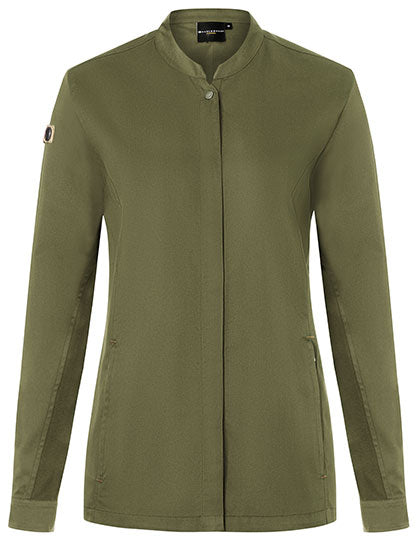 Damenkochjacke Green-Generation - Moss-Green-(ca.-Pantone-4229C)