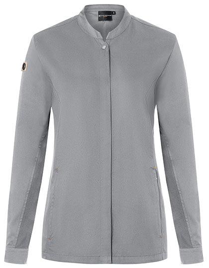 Damenkochjacke Green-Generation - Platinum-Grey-(ca.-Pantone-4283C)