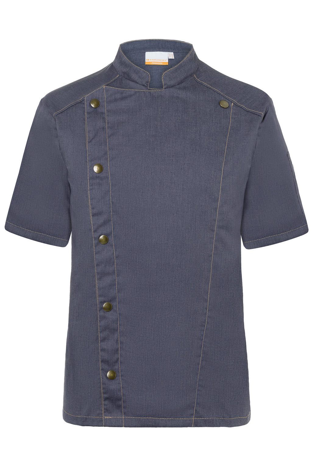 Kurzarm Kochjacke Jeans-Style