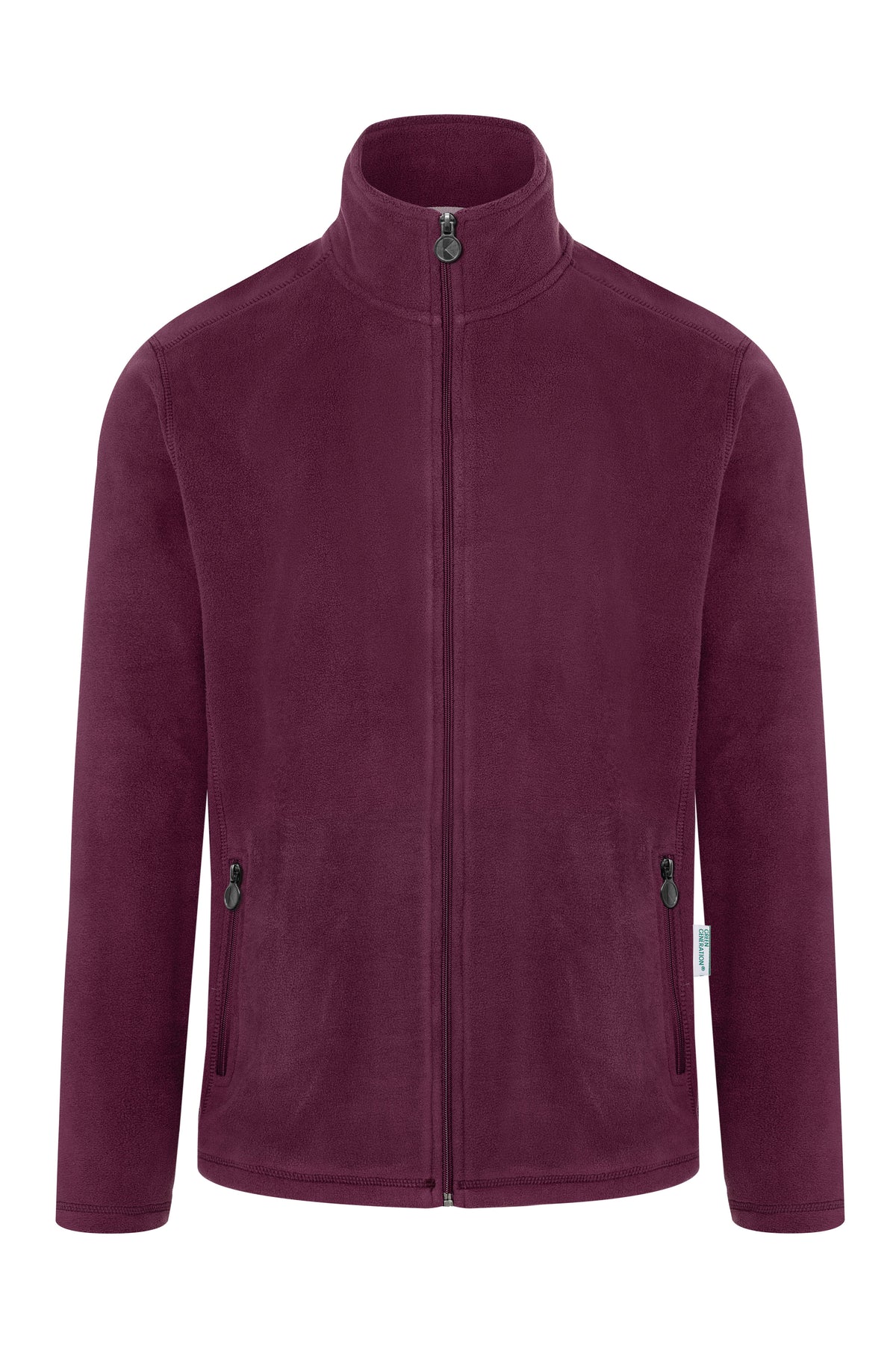 Herren Workwear Fleecejacke Warm-Up - Aubergine