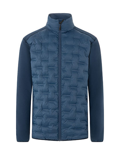 Herren Fleece-Hybrid Jacket - Navy (ca. Pantone 533C)