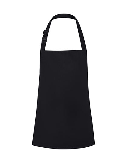 Kinderlatzschürze Basic mit Schnalle - Black