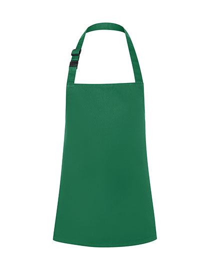 Kinderlatzschürze Basic mit Schnalle - Forest Green